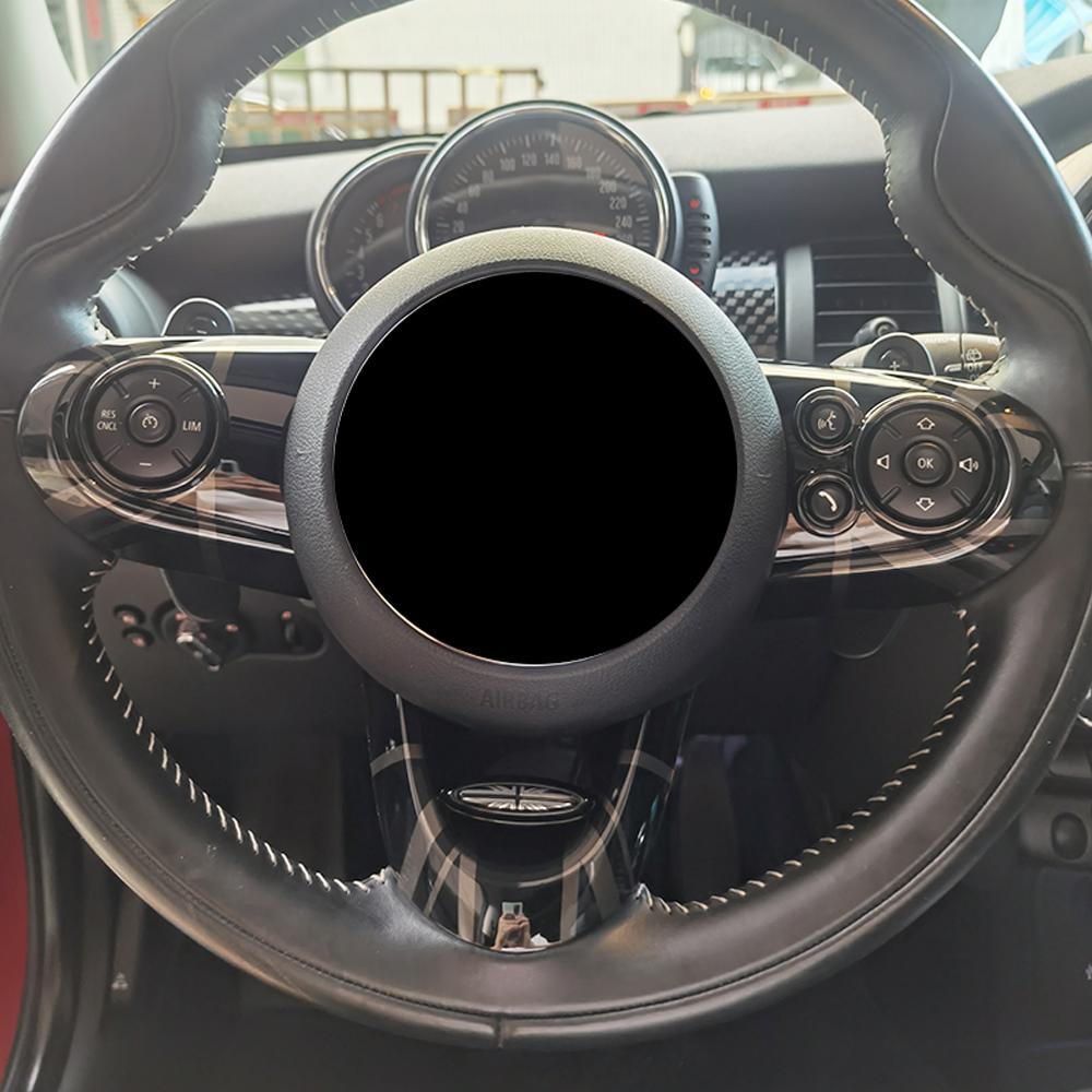 For MINI One Cooper S JCW F60 F55 F54 F56 F57 Car Steering Wheel Button Cover Sticker PC Interior Decoration Car-styling Auto