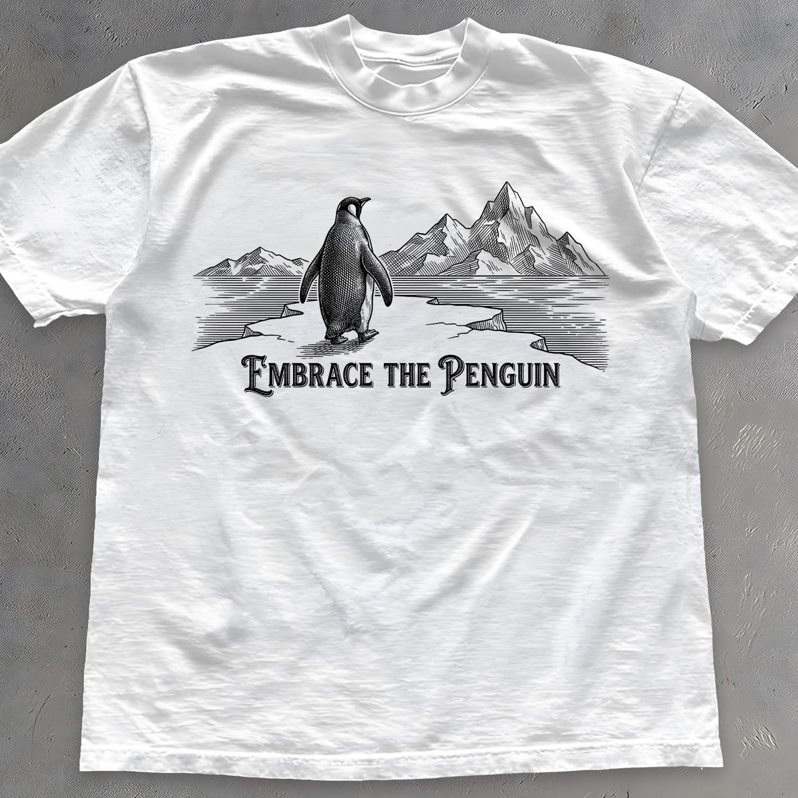 Embrace the Penguin Shirt - Nihilist Penguin T-Shirt 3XL