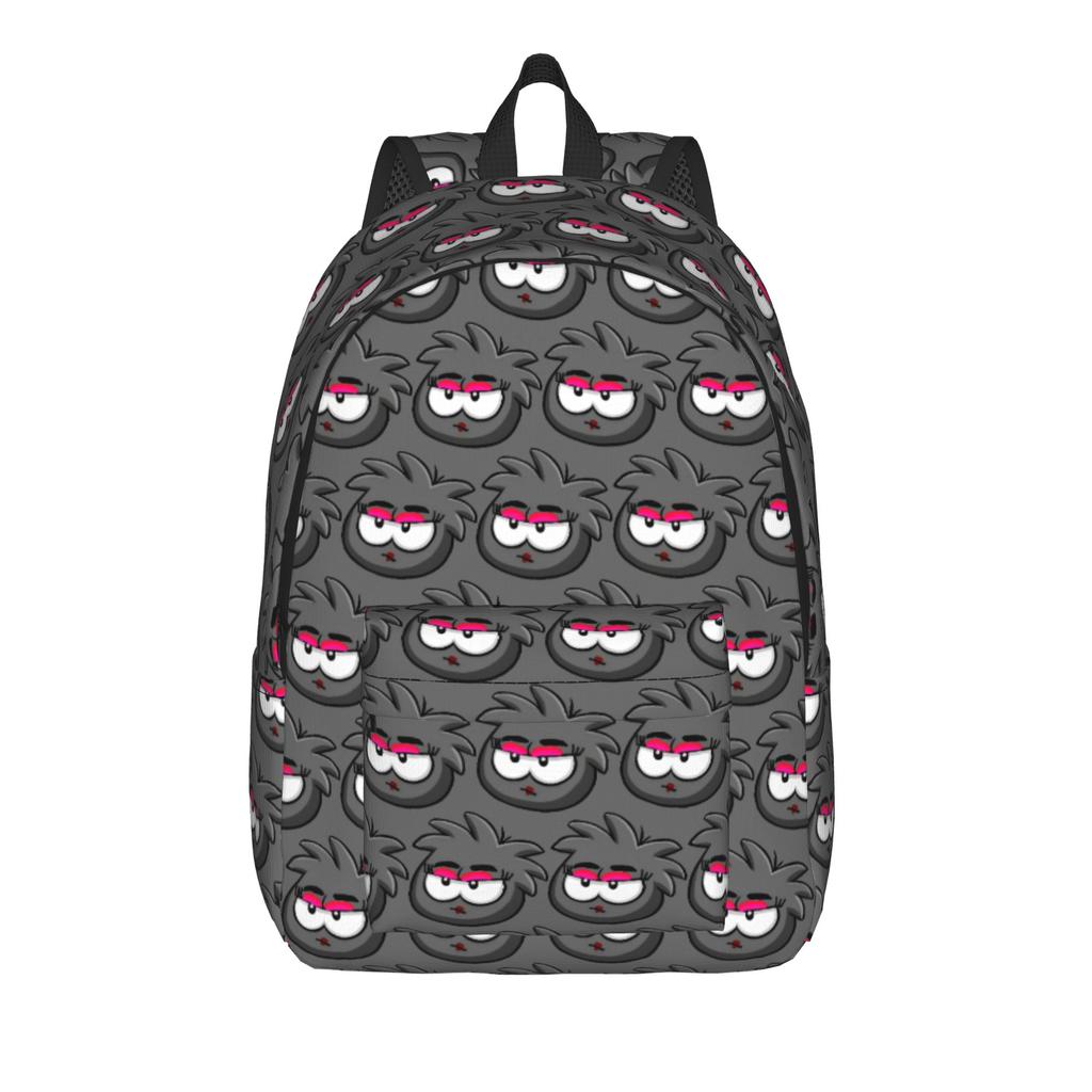 Green Puffle Fashion Backpack with Pocket Student Hiking Travel -Intro Daypack for Men Women Laptop Shoulder Bag