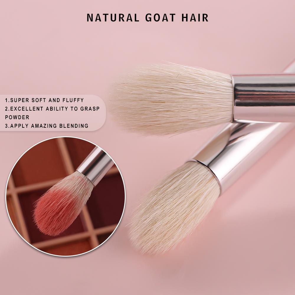 13-teiliges Make-up-Pinsel-Set In Weißer Tasche – Für Lidschatten, Highlighter & Perfektes Verblenden