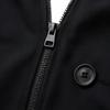 Men's Slim Fit Double-Breasted Casual Jacket Color Long Sleeve with Lapel Collar for Spring and Fall