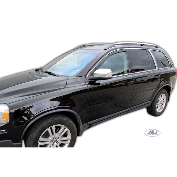 Déflecteurs d'air - J&amp;J AUTOMOTIVE - Volvo XC90 - Fumé - Acrylique renforcé - Installation facile
