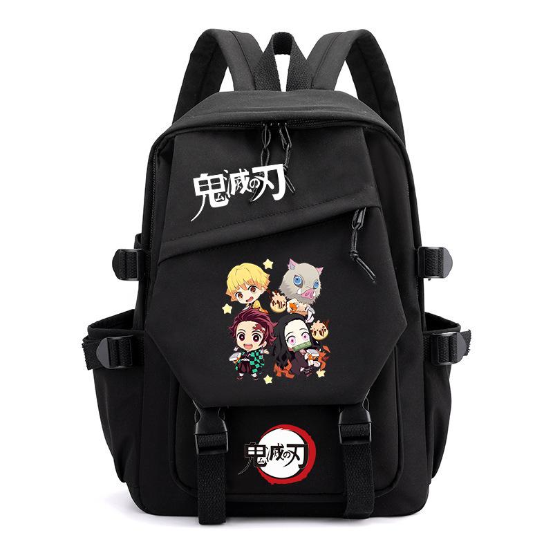 Japan Cartoon Comics Demon Slayer Instagram Backpack, Japanese Retro Style, Large Capacity Student Backpack 0016 KTB
