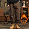 2025 Autunno/Inverno Nuovi Pantaloni Casual Retrò Americani Pesanti Da Uomo Con Velluto Spesso E Tasche Multiple, Leggings Workwear