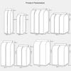 Dust Cover Dress Suit Coat Transparent Storage Bag Case Organizer Wardrobe Dress Clothing Hanging Dust Proof Bag
