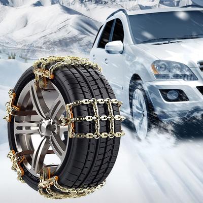 Anti-skid Stainless Steel Snow Chain Thickened Auto Anti-Skid Chain  for Tire Width 165-285mm
