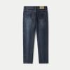 HLA Men's Straight Fit Embroidered 5-Pocket Jeans