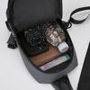 Pánská náprsní taška Oxford Fabric Outdoor Casual Crossbody taška Jedno rameno Voděodolná jednoduchá taška na hrudník
