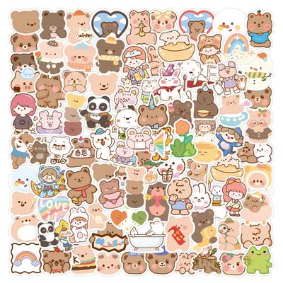 Kawaii Cat Sticker Cute Girl Sticker Kawaii Cartoon Princess Girl Sticker Lovely Sticker for DIY Decorative Scrapbook Bottle Luggage