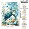 Sea Turtle Printed Blanket , Warm and Comfortable Throw Blanket Sofa Bed Sofa Camping Trip, the Best Gift.