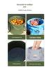 Large Portable Folding Basin for Travel: Multi-use for Washing Fruits, Face, and Feet - Ideal for Camping and Picnics