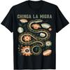 Chinga La Migra Immigration Floral Flowers Snake Graphic T-Shirt