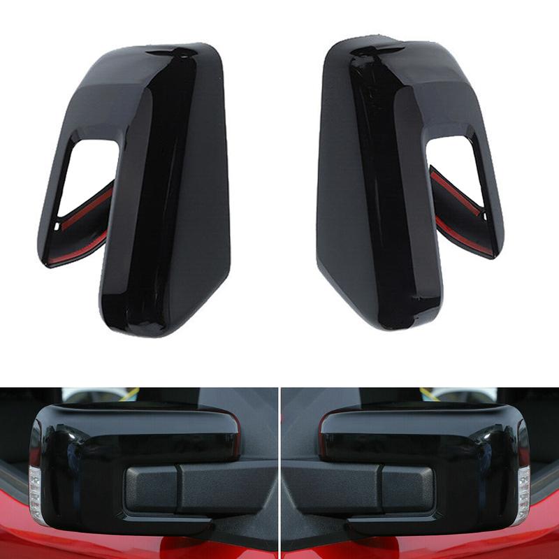 Glossy Black Rearview Mirror Cover Side Mirror Caps Car Accessories for Ford F150 F-150