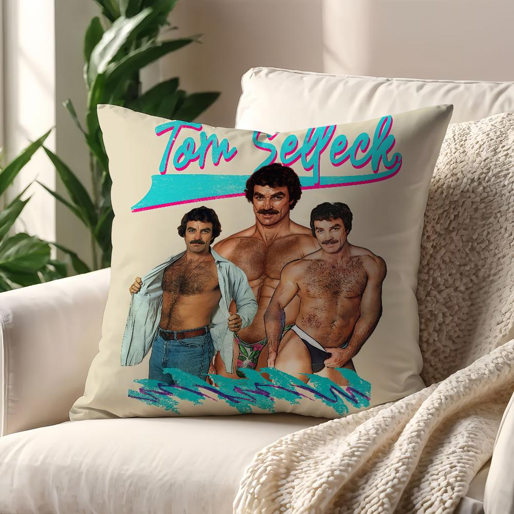 Tom Selleck Magnum cushion cover Decoration Room Shop Car Best Home Office Coffee Pillow Sofa Printing Nordic Simplicity Hit