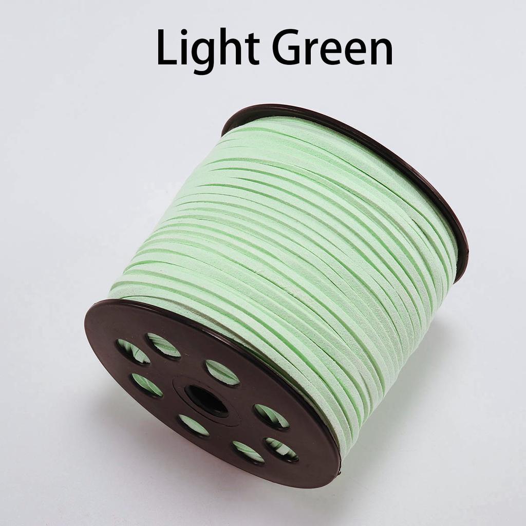 5/10/20m 2.5*1.2mm 1Rope Flat Faux Suede Braided Cord Velvet Leather Handmade String For DIY Jewelry Making Needlework Supplies