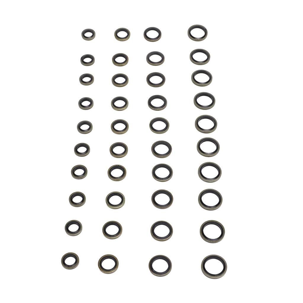 40 Pcs Banjo Bolt Fuel Sealing Washers 3918188 8mm 10mm 12mm 14mm Fuel Line Seals Plate Washers
