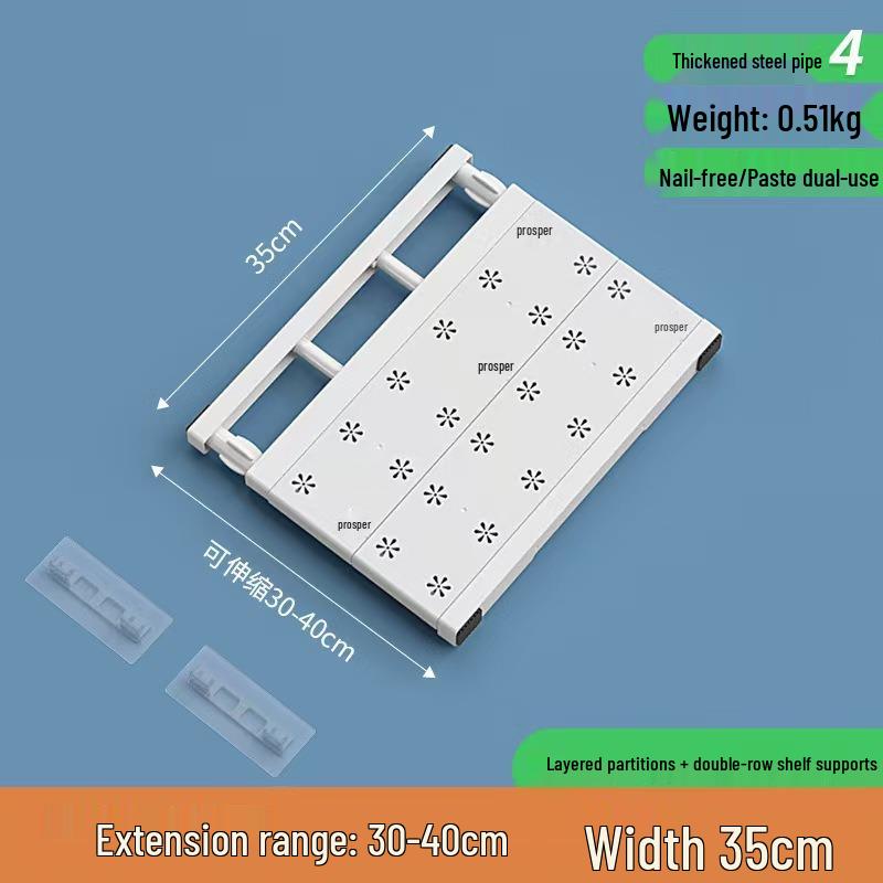 Wardrobe Storage Dividers: Layered Closet Shelves & Shoe Rack Organizer