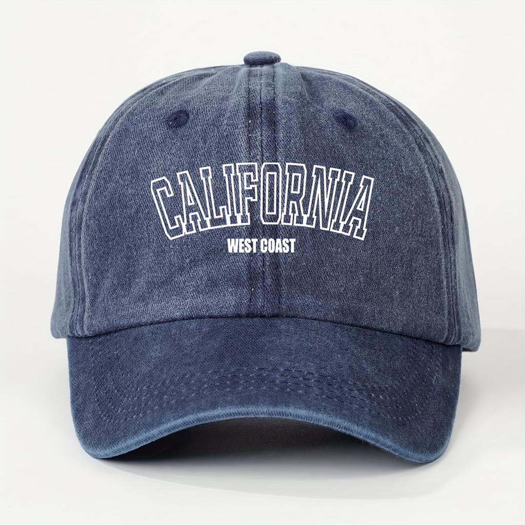 Printed California Baseball Cap AllSeason Outdoor Baseball Cap Unisex Trucker Cap Breathable And Adjustable Golf Cap for Wom