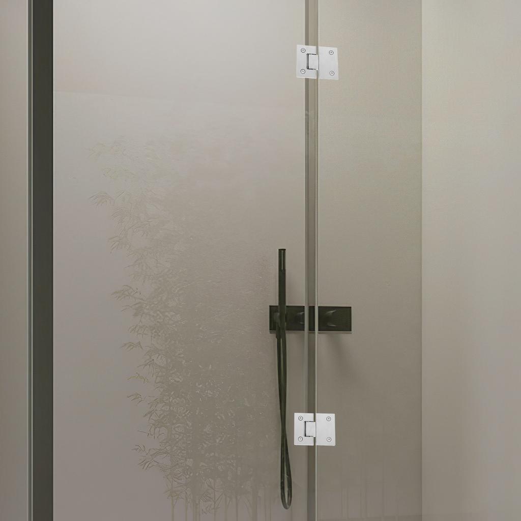 Glass Door Hinge Shower Glass Clamp Stainless for Bathroom Shower Door Hardware Heavy Duty Metal Hinge Part Hinges To Repair