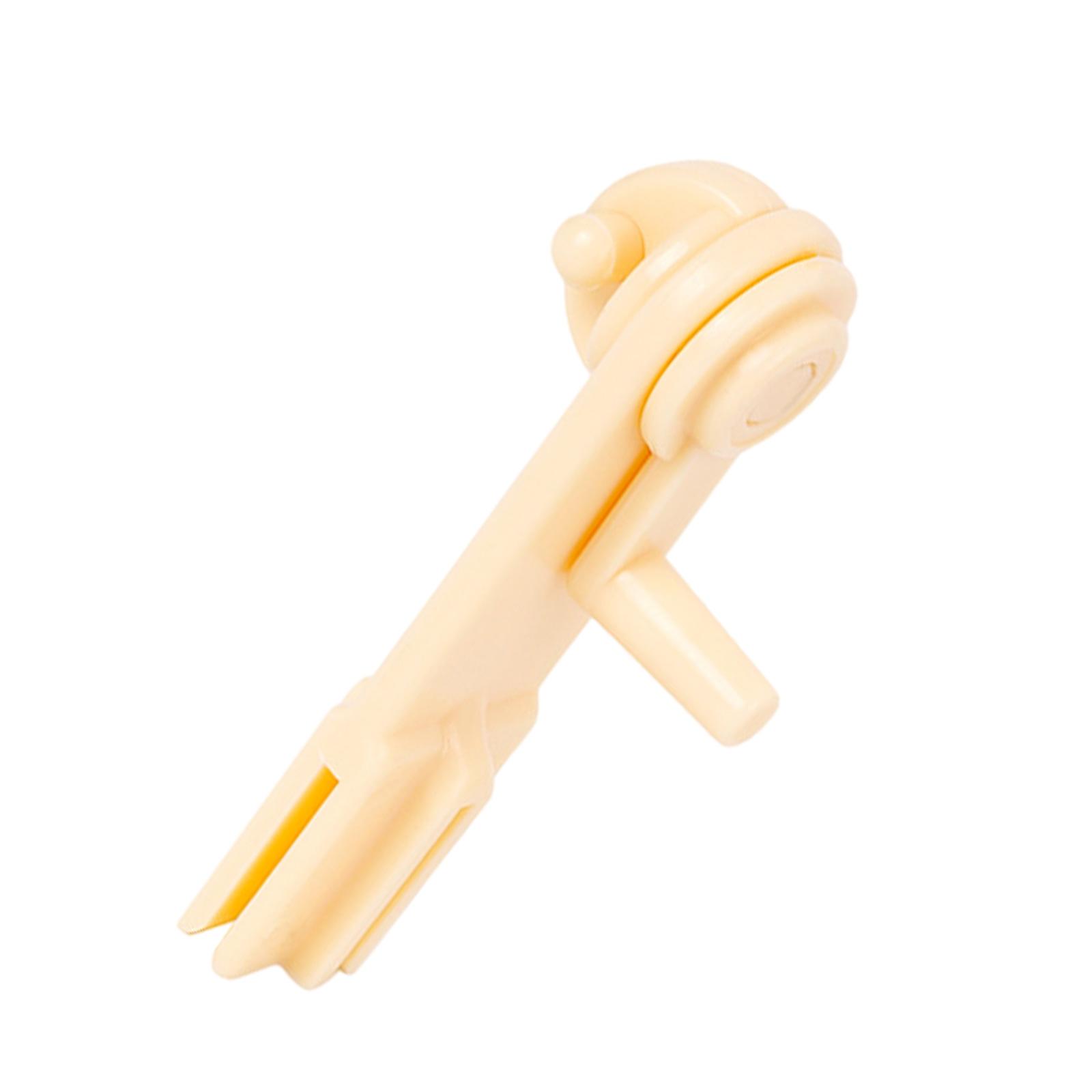 

Намотувач нитки Картка для вишивки Пластикова нитка Бобіни Муліне для ручного зберігання Тримач Намотування стібків Рана бежевий