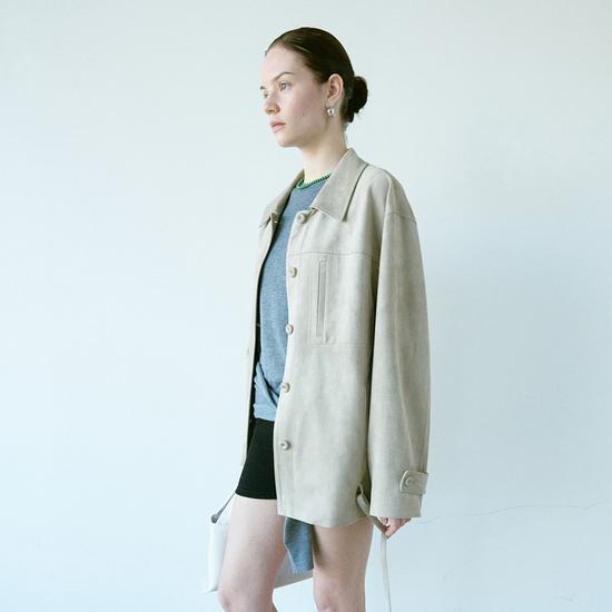 Women’s Suede Shirt Jumper NEL6SM223_97