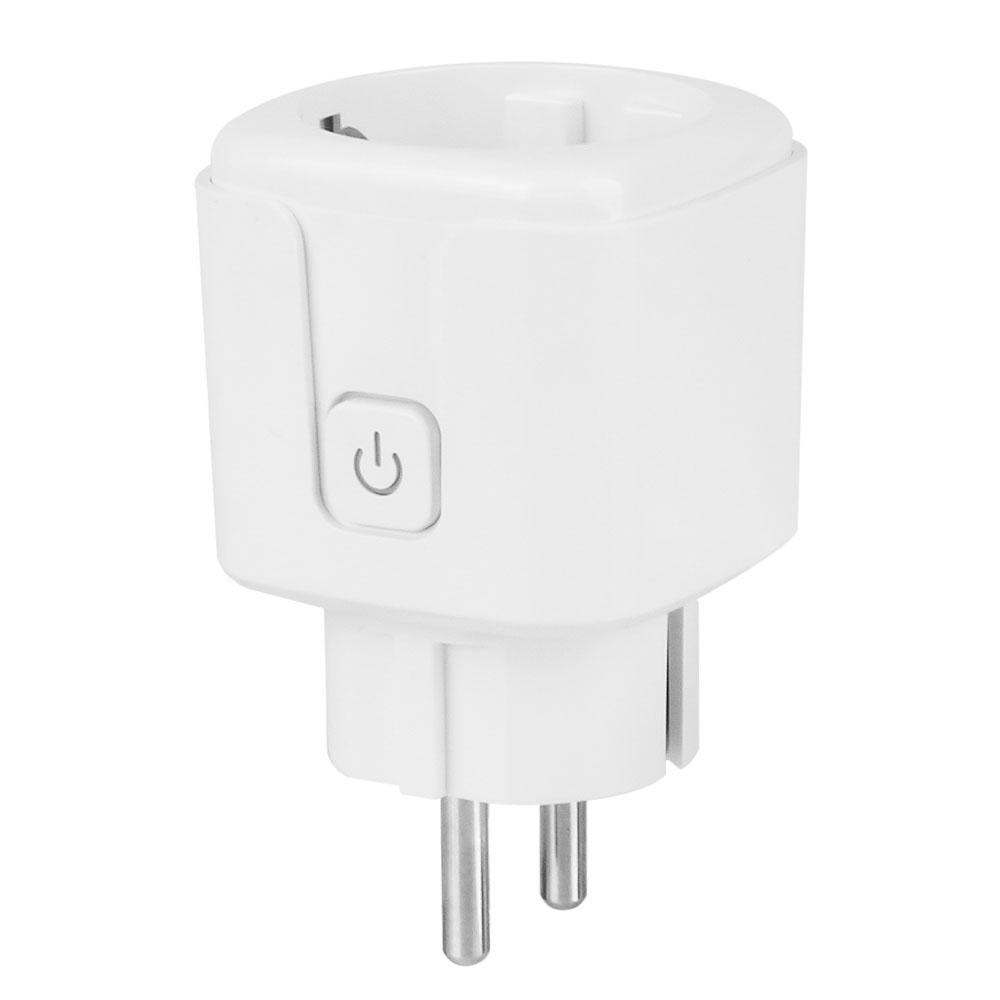 EU 16A Smart Socket Remote Control Smart Life APP Wifi Smart Plug With Power Monitoring Support Google Assistant Alexa