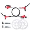 Road Mtb Hydraulic Disc Aluminum Bicycle Brake Kit 160mm Brake Rotor Bicycle Oil Brake Bicycle Parts Upgrade