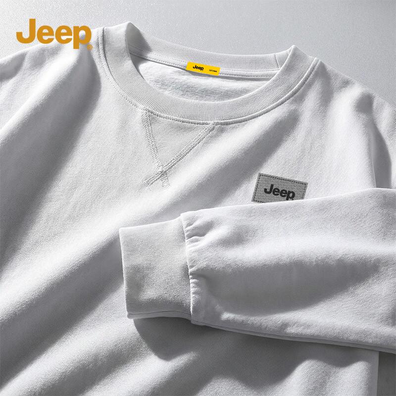 

JEEP Unisex Cotton Long Sleeve Crewneck T-Shirt 3XL