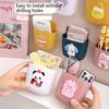 Color Random Wall Mounted Storage Rack, Air Conditioning Remote Control Bracket, Bedroom Wall Adhesive Phone Charging Bracket