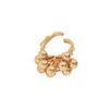 2025 New Fashion Style Women's Jewelry, Geometric Exaggerated Metal Design Ring Versatile Opening Adjustment