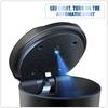 Car Portable Cigarette Ashtray Cup With LED Light Cigar Holder Valve Cap For VW GTI Rline Polo Golf Tiguan Passat Jetta Bora B6KD6