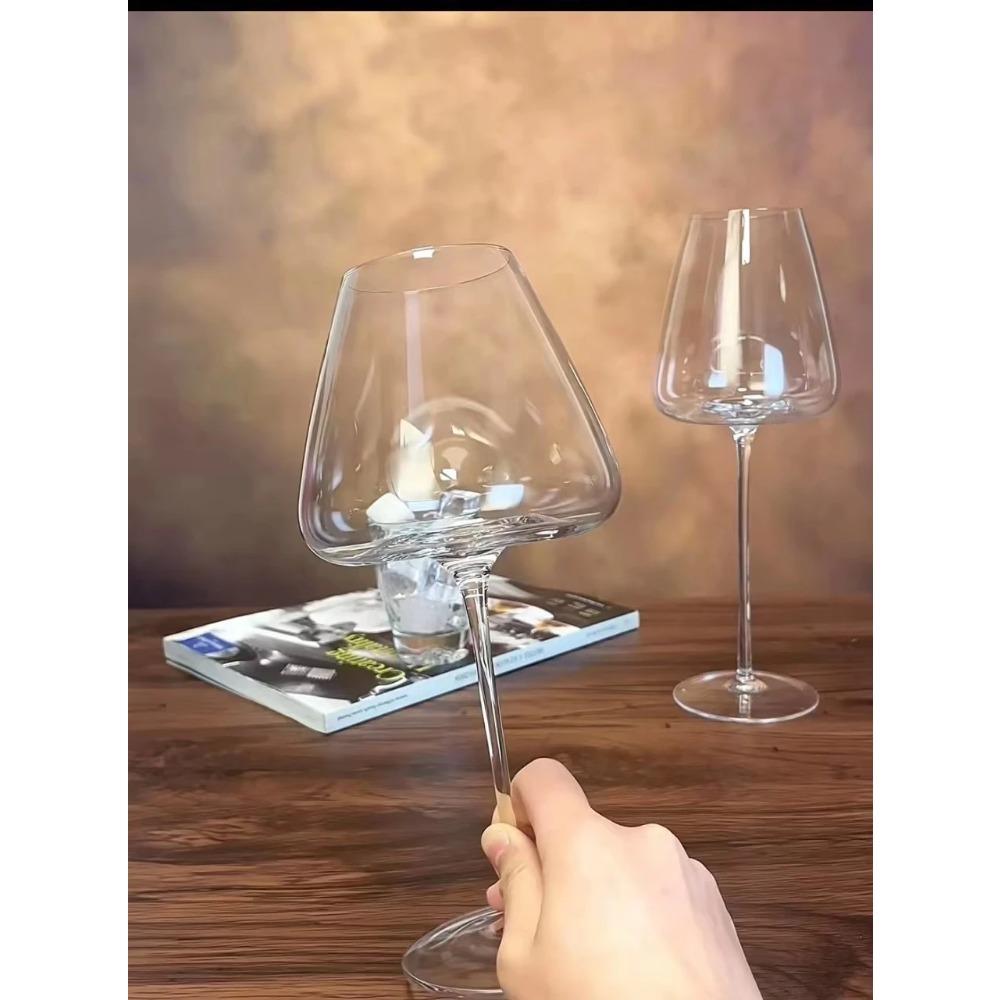 720ml Large European Wine Glasses Burgundy Clear Red Wine Glasses High Value Crystal Glass Grape Champagne Glasses High Capacity