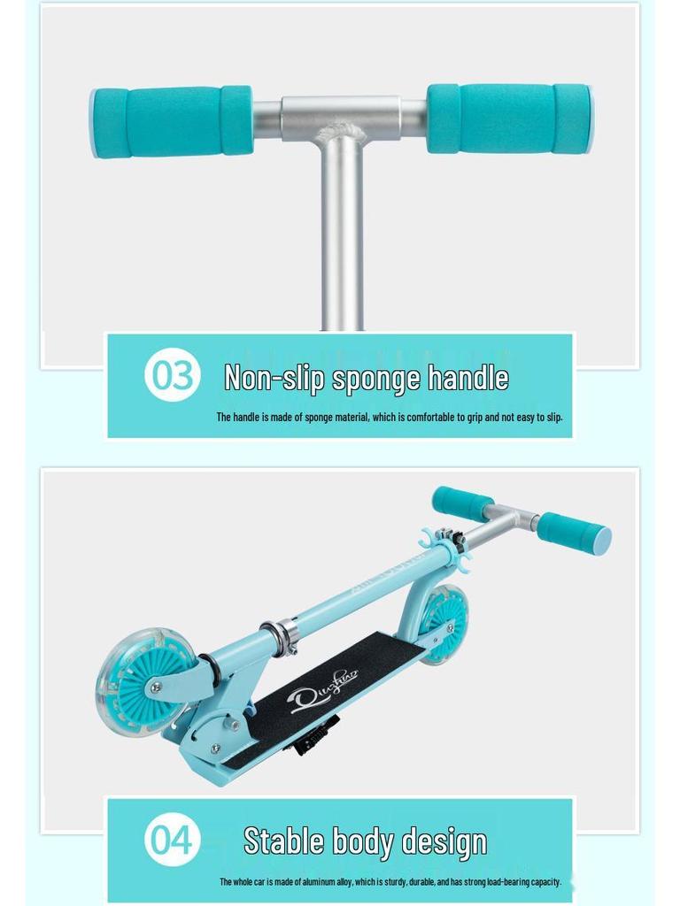 Aluminum Alloy Folding Scooter for Kids