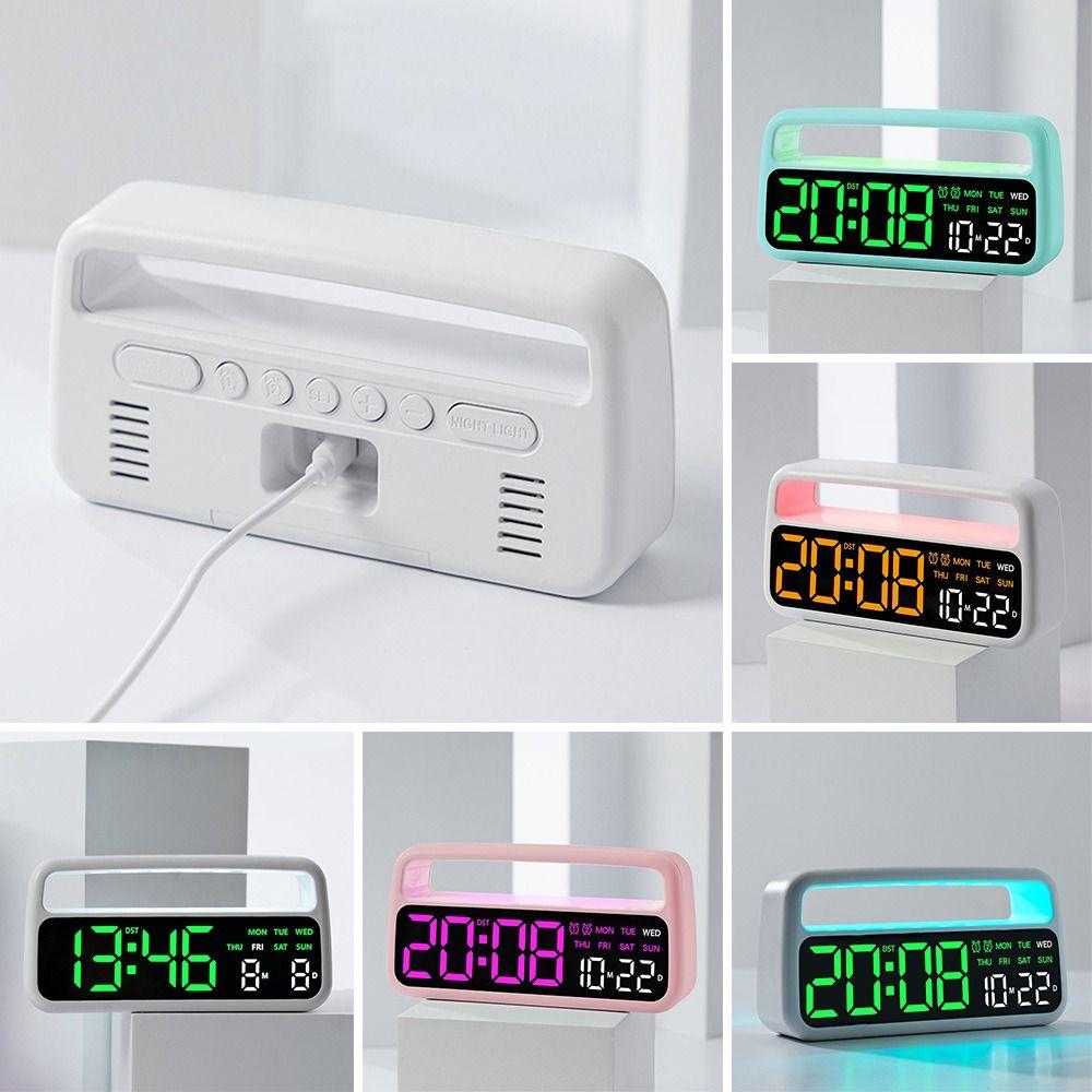 Multi-functional Electronic Alarm Clock Temperature Display Table Clock  for Bedroom