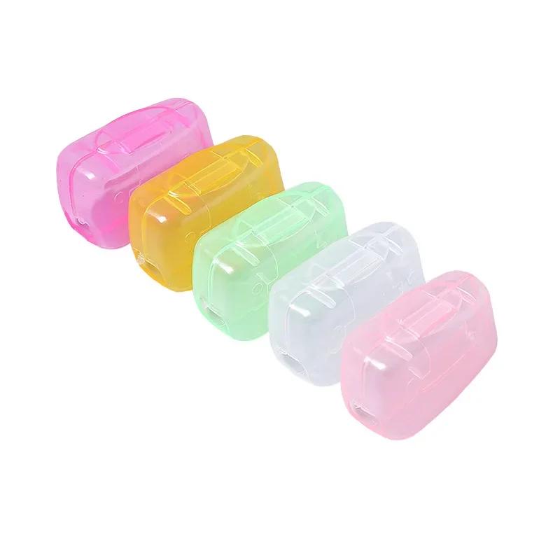 5pcs/set Household Bathroom Toothbrush Portable Toothbrush Protect Cover Holder Toothbrush Cover Bathroom Accessories Supplies