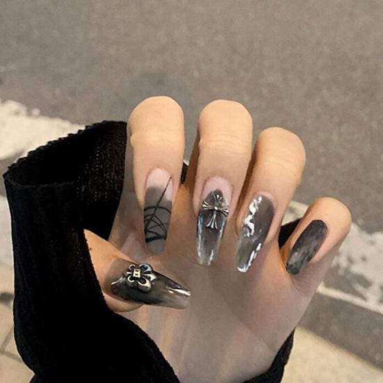 

Xiansangkeluo накладные ногти длинные Т трансграничные матовые цвета с накладными ногтями