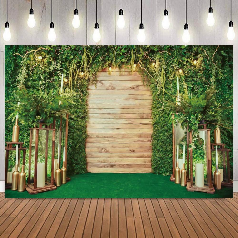 Wedding Party Photography Backdrop Flower Scenes Floral Bridal Shower Engaged Ceremony Party Decor Banner Photo Background Props17
