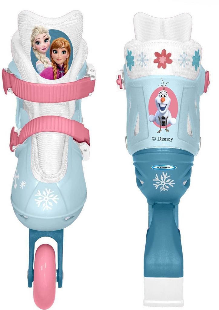 Patins en ligne ajustable - LA REINE DES NEIGES - Fille - Bleu - Taille 30-33