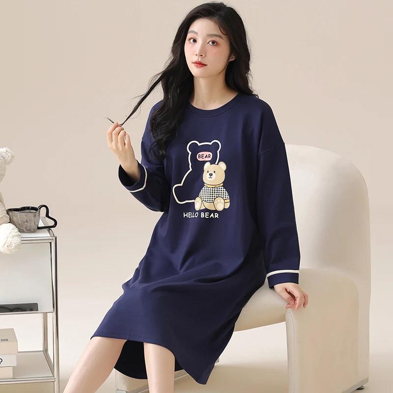 Pink Large Size Autumn and Winter Long Sleeve Cute Pajamas Kawaii Pajamas Soft Pajamas Girls Pajamas Comfortable