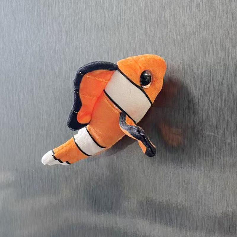 Plush Animal Ocean Refrigerator Magnet Sea Turtle Lobster Fish World Underwater