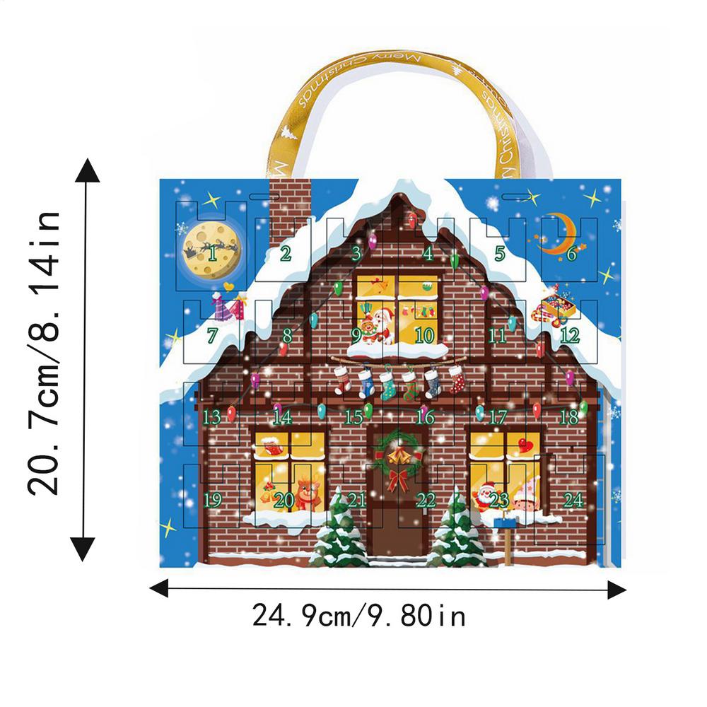 Christmas Charm Bracelet Advent Calendar gift Box 24-bead Christmas Bracelets Jewelry Making Kit For Woman Girls