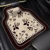 Mats, Retro French-Style Interior Decorative Mats, Non-Slip, Water-Absorbent, Easy-To-Clean Mats, Can Be Cut to Fit, Semi-Enclosed Car Floor Mats