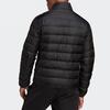 Adidas Logo Print Stand Collar Cotton-Padded Sport Jacket Men Outerwear Black GH4589