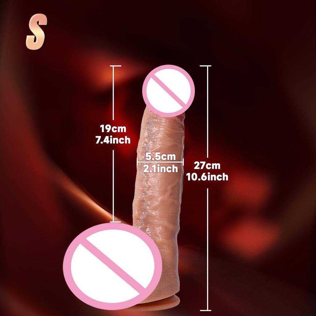 Dildo de Silicona para Mujeres - Pene de Carne Blanda Producto para Adultos