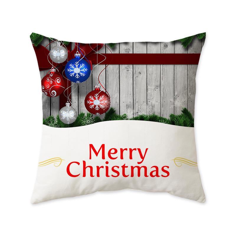 Christmas Series Decorative Cushion Pillow Ins Style Fashionable Sofa Living Room Bedside Cushion Pillow Cover