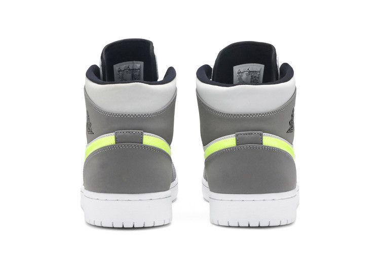 Jordan 1 Mid Gunsmoke Volt Men's Sneakers