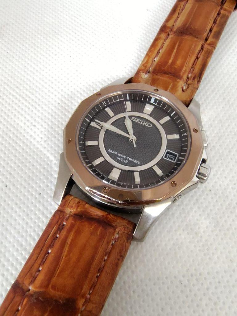 [USED] Seiko Brightz Titanium 7B22-0BG0 Radio Solar Watch