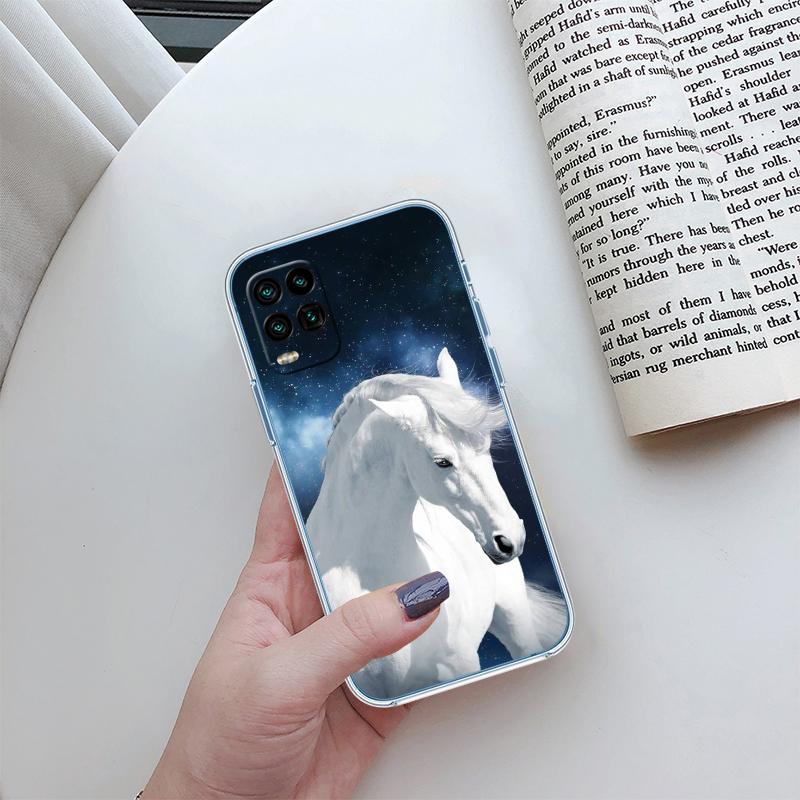 Fine Horse Transparent Phone Case for Motorola Moto G40 G04 G05 One Ace Action  Fusion + Plus Hyper Macro Vision Zoom