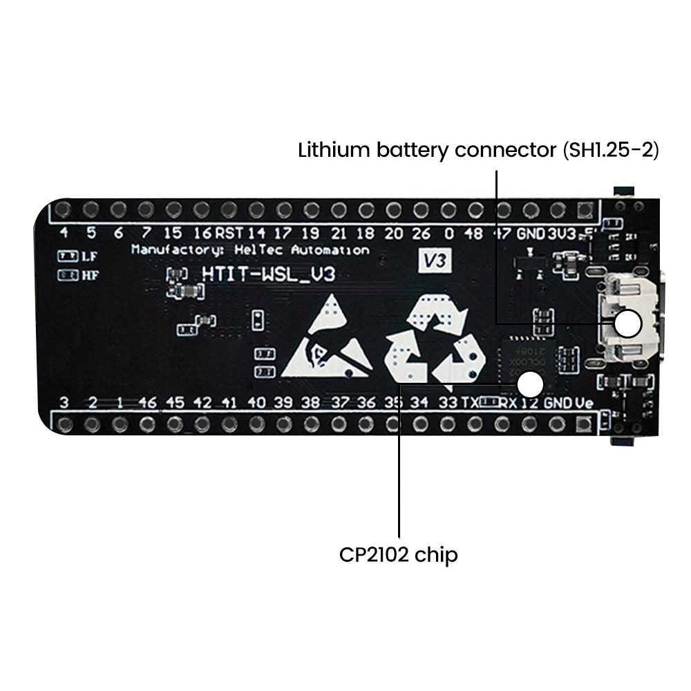 ESP32 Lora Entwicklungsplatine SX1262+ESP32S3 LoRa Wireless Stick Lite V3 Entwicklungsplatine 433-510MHZ/ 863-928MHZ