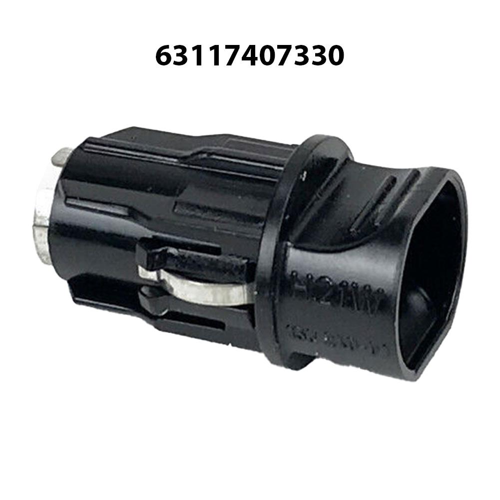 Plug-and-play Rear Lamp Socket 1pc 63117407330 Black Electric Components